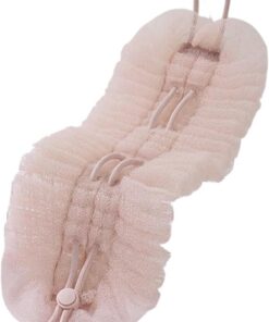 Duschpuschel Und Rückenpeeling-Bürste Kombi Schrubber-Badepouf, | Peeling-Netz-Duschpuffball für die Körperreinigung Bade-Peeling-Pouf, Ball, für Frauen, Erwachsene, ,