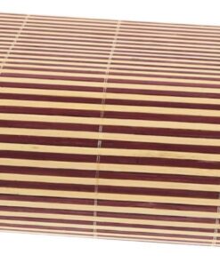 OUNONA Ergonomisch Gestaltetes Hohl Gewebtes Bambuskissen für Dampfbad mit Atmungsaktivem Material und Brauner Farbe zur Linderung von Lendenbeschwerden im Haushalt