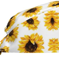 Sunflower Mehrzweck-Reinigungskappe, verstellbar, atmungsaktiv, für Spa, Fitness, Chef, Zuhause, den täglichen Gebrauch