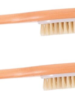OUNONA 2stücke Massagebürste aus Holz für Körper Rückenbürste mit Langem Griff für Dusche und Badewanne Peeling-körperbürste mit Weichen Borsten für Effektive Reinigung