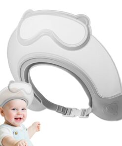 Child Hair Washing Shield - Waterproof Adjustable Kids Shower Cap for Shampoo Bathing | Soft Protective Hair Washing Hat for Girls Boys Toddlered, Bath Time Accessories for Home Bathroom Use