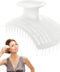 Haarbürste, Shampoo-Bürste, Duschbürste, Kopfhautpeeling, weiche Borsten, Badreinigungskamm, Schrubber für, Freunde, Liebhaber, Entspannung
