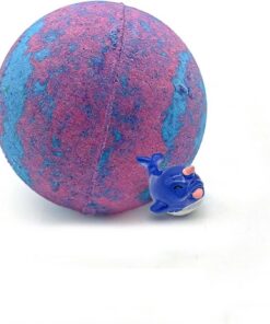 Badebomben für Kinder mit Überraschungspuppe, Explosion Oceans Badeball, Meerestier-Spielzeug Versteckt, Angenehme Duftnoten, Haut mit Feuchtigkeit versorgen (E)