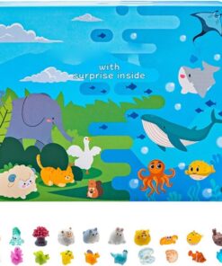 Kids Bath Ball - 12 Pieces Cartoon Bubble Game, Standard Size with Hidden Toys, Kids Bathtub Ball Set, Aesthetic Fizzy Pack, for Boys Girls Son Friends, Fun Bath Discovery