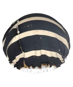 Classic Movie Clapboard Black Print Shower Essentials Bonnet For Women, Large Washable Elastic Band Bath Hair Wrap Shower Cap