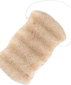 STOBAZA Natürlicher Reinigungsschwamm mit Wellenform Sanftes Peeling und Porentiefe Reinigung für Gesicht und Körper für Tägliche Hautpflege