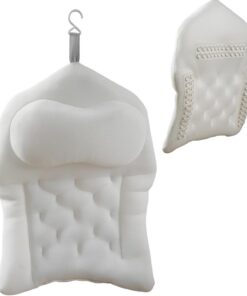 Badewanne – 4D-Badewannenkopf, Badezimmer-Kopfstütze mit Saugnäpfen, Duschkissen zum Einweichen, Entspannen, Pool, Outdoor, Camping, Wohnung, Alltag, Herren, Damen, Zuhause, Spa
