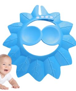 Kinder-Duschhaube Wasserdicht Verstellbar Weich Schutzdeckel Shampoo-Schild | Bade Visier Hut Tragbar für Kleinkinder Haarwäsche Shampoo-Schutzschild Badezimmer Waschbecken Badewanne Dusche