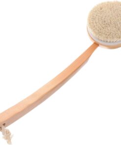 OUNONA Duschbürste mit Langem Griff Rückenbürste für Körperpeeling Duschrückenpeelingbürste Badebürste für Männer und Frauen Körperbürste mit Borsten für Reinigung und Peeling im Bad