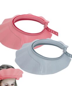 Badevisier für Kleinkinder – Duschhut für Kinder | Weiches, verstellbares | Kopfband mit breiter Krempe, hält Wasser und Shampoo aus Augen und Gesicht für eine bequeme Badezeit, weiches, verstellbares