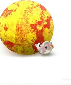 Badebomben für Kinder mit Überraschungspuppe, Explosion Oceans Badeball, Meerestier-Spielzeug Versteckt, Angenehme Duftnoten, Haut mit Feuchtigkeit versorgen (D)