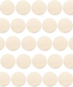 VALICLUD 50 Stück Luffa Peeling Pads 5,6x5,6cm Natürliches Sanftes Gesichtspad aus Luffa Wiederverwendbar für Gesichtsreinigung Make Up Entfernung und Körperpeeling