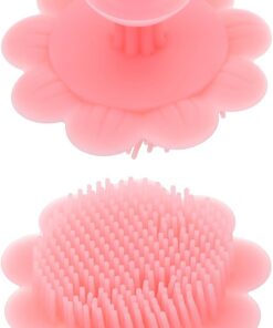 STOBAZA 2 Stück Pack Badebürsten aus Silikon Sanfte Kopfhautmassagebürste für Neugeborene Shampoobürste gegen Milchschorf Ergonomisch Leicht für Reisen und Zuhause