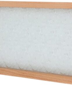 Fafeicy Holzbadschale Retro -Design Multifunktionaler Speicher für Tee Kaffeebad -Spa Accessoires
