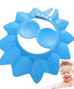 Baby Shower Cap, Bath Visor for Kids, Shampoo Bathing Protection, Soft Shower Shield, Adjustable Visor Hat Guard for Toddler, Infant, 33.39 x 9.84 x 0.39 Inches