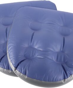 Healvian Aufblasbares PVC Sitzkissen 2 Stück-Pack mit Saugnäpfen und Verstellbarem Härtegrad für Spa und Verschiedene Sitzgelegenheiten