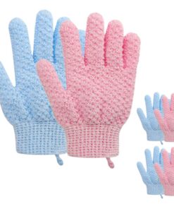 Healvian 12stücke Badehandschuhe Peelinghandschuhe für Hautpflege Schäumende Handschuhe als Duschhandtuch Bequeme Körperreinigungshandschuhe für Rückenbürsten im Badezimmer