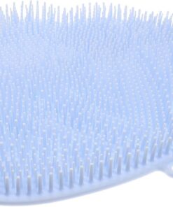 OUNONA Rückenschrubber Matte mit Starken Saugnäpfen für Freihändiges Waschen in Dusche aus Tpe mit Rutschfester Oberfläche für Haut und Füße im Badezimmer