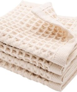 sea me at home Damen Waffle Kimono Bathrobe Handtuch