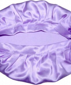 Sleeping Hats Silk Flat Cap Sleep Traceless Bonnet Cap Night Hat Natural Hair Curly Hair Loss Head Cover for Women Girls