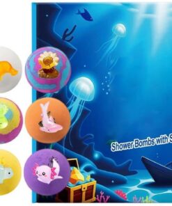 Schaumbad Bälle - 12-teiliges Set Erfrischende Schaumseife mit Spielzeug - Bunte Badekugel,für den Geschenkkorb zum Geburtstag und Spa Dusche Badezimmer und Mädchen als