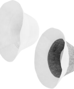 OUNONA 2stücke Sauna Kopfbedeckung Aus Filz Wasserabsorbierend Und Hitzebeständig Saunahut Für Damen Und Herren Haarwickel Für Sauna Und Spa Kompaktes Design
