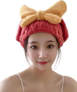Schnell trocknendes Haarwickel, weiches Mikrofaser-Handtuch für Dusche, Schwimmen, elastisch, sicheres Badezubehör, langes Haar, schnell trocknender Turban