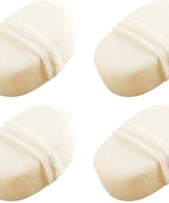 Luffa-Badeschwamm, 4 Stück, Dusch-Puff-Schwämme, Dusch-Peeling, Luffa-Schwamm, Körperwäscher, Dusch-Scrunchie