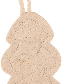 VALICLUD Duschschwamm Körper Peeling Luffa Bürste Baumform Weicher Badeschwamm mit Massagefunktion Komprimierte Natürliche Luffa für Sanfte und Hautpflege für Erwachsene