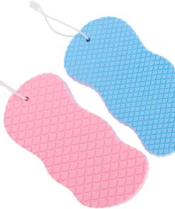 STOBAZA 2stücke Schwämme Geschmeidige Duschschwämme Babyschwämme Badetücher Schwammreiniger für Hause und Unterwegs Hautfreundlich Elastisch für Empfindliche Haut