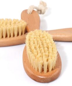 OUNONA Körperpeelingbürste Aus Buchenholz Und Sisalmaterial Für Bad Reinigung Massagepinsel Für Duschbürste Ergonomischer Griff Für Sauber Pinsel Geeignet Für Körper