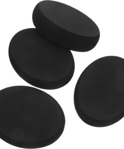 STOBAZA 4 Stück Rückenbürsten Ersatzköpfe Oval aus Eva Lotion Applikator Pads für Dusche und Körperreinigung Vielseitig Nass Trocken Einsetzbar Kompatibel mit Creme Applikatoren