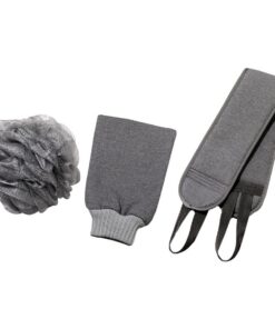 MAGICLULU Leichter Pe Peelinghandschuh für Männer Duschzubehör mit Starkem Rückenschrubber für Gründliche Körperreinigung und Einfaches Tragen zu Hause