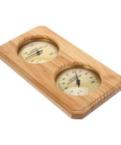 Healvian Saunathermometer Hygrometer Temperatur und Luftfeuchtigkeitsmesser Praktisches Sauna-innenthermometer Küchenhelfer für Messung von Raumtemperatur und Luftfeuchtigkeit
