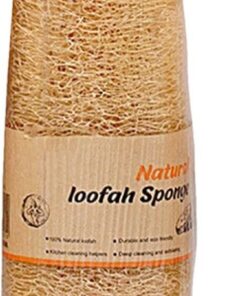 Natural Loofah Schwämme, kompostierbar, 5,9 cm (5,9 cm), tragbar, kratzfrei, leicht, Küchen-Set, Luffa-Schwämme für die Dusche, umweltfreundlich