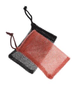 VALICLUD 2 Stück Wiederverwendbare Nylon Seifenbeutel zur Aufbewahrung und Reinigung von Fester Seife mit Schaumnetz für Dusche und Haushalt