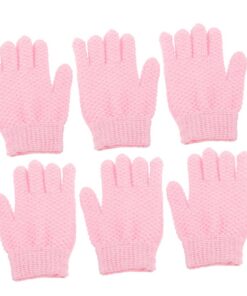 VALICLUD 3paare Schwere Peeling-handschuhe Für Körper Doppelseitige Exfoliating-mitts Nylon Effektive Entfernung Abgestorbener Für Dusche Und Spa Wiederverwendbare Badeware