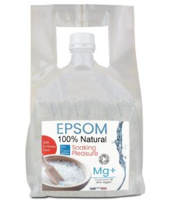 bleu & marine Bretania - Natürliches Epsom Salz 10 kg | Magnesiumreiches Mineral für Gesundheitsverbesserung | Ideal für Fuß- und Vollbäder | Reduziert Stress und Verbessert Schlafqualität
