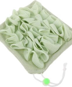 STOBAZA Multifunktionaler Duschschrubber 2in1 mit Seifenhalter aus Pe und Frottee mit Doppelseitigem Design für Sanftes Peeling und Rückenschrubben Beim Baden
