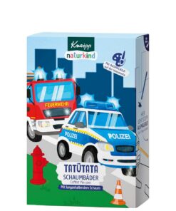 Kneipp Naturkind Geschenkset Tatütata - Badespaß für kleine Feuerwehr - & Polizeifans - Schaumbad für sensible Kinderhaut - 3x40ml