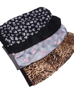 OUNONA 4 Stück Teiliges Satin Haube Damen Elastische Lange Haarhaube mit Breiter Krempe Haar Schutz Nacht Mütze für Langes Haar Praktische Haarkappe