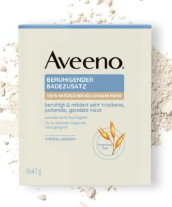 Aveeno Beruhigender Badezusatz, 8 x 42 g