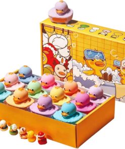 Weiche, sprudelnde Kugeln, bezauberndes Entlein-Waschpaket, Blasenkugeln mit feuchtigkeitsspendender Formel, sanfte Reinigungspflege-Kollektion, Schaumspritzer-Zubehör mit verspieltem Stil, Säuglingsh