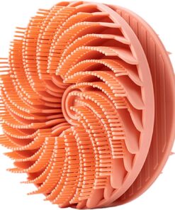 Silikonbürste, Silikon-Badebürste, Körperreiniger, Körperreiniger, innovativer 2-in-1 rotierender Badebürste, hygienische Dusche, Loofah , weiche Alternative,