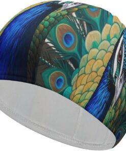 Badekappe mit hoher Elastizität, für langes Haar, kurzes Haar, bequem, große Duschhaube für Zugreduzierung und Haarschutz