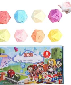 Schaumbad Für Frauen Mit Würfelspielzeug & Natürlichem | 8 duftende Schaumbadkugeln Für Frauen Mütter Männer Großmütter Mädchen Jugendl. Trockene Haut Zuhause