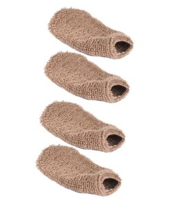 Healvian 4stücke Peeling-handschuhe Aus Pflanzenfaser Für Körpermassage Und Hautpflege Exfolierende Duschhandschuhe Für Altersgruppen Sanft Zur Haut