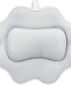 Spa Badewannenkissen Badewannenkissen, Air Mesh doppellagige Rückenstütze, atmungsaktives Badewannenkissen mit Saugnapf, geeignet für Whirlpool und Spa