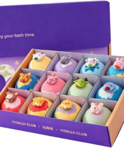 Foaming Bath Balls - Scented Bath Salt Capsules, Fun Baths Accessories with Surprise Toys, Luxurious Foaming Spheres, Aromatic Wellness Set for Pampering, Bath-Time Enjoyment for Family and Travelers