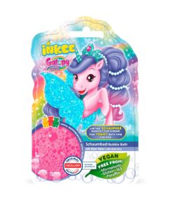 INKEE - Bubble Bath Liquid Galupy Unicorn | Einhorn Badezusatz für Kinder, Schaumbad kinder Mit Aloe vera & Gummibärchen-Aroma, 40g